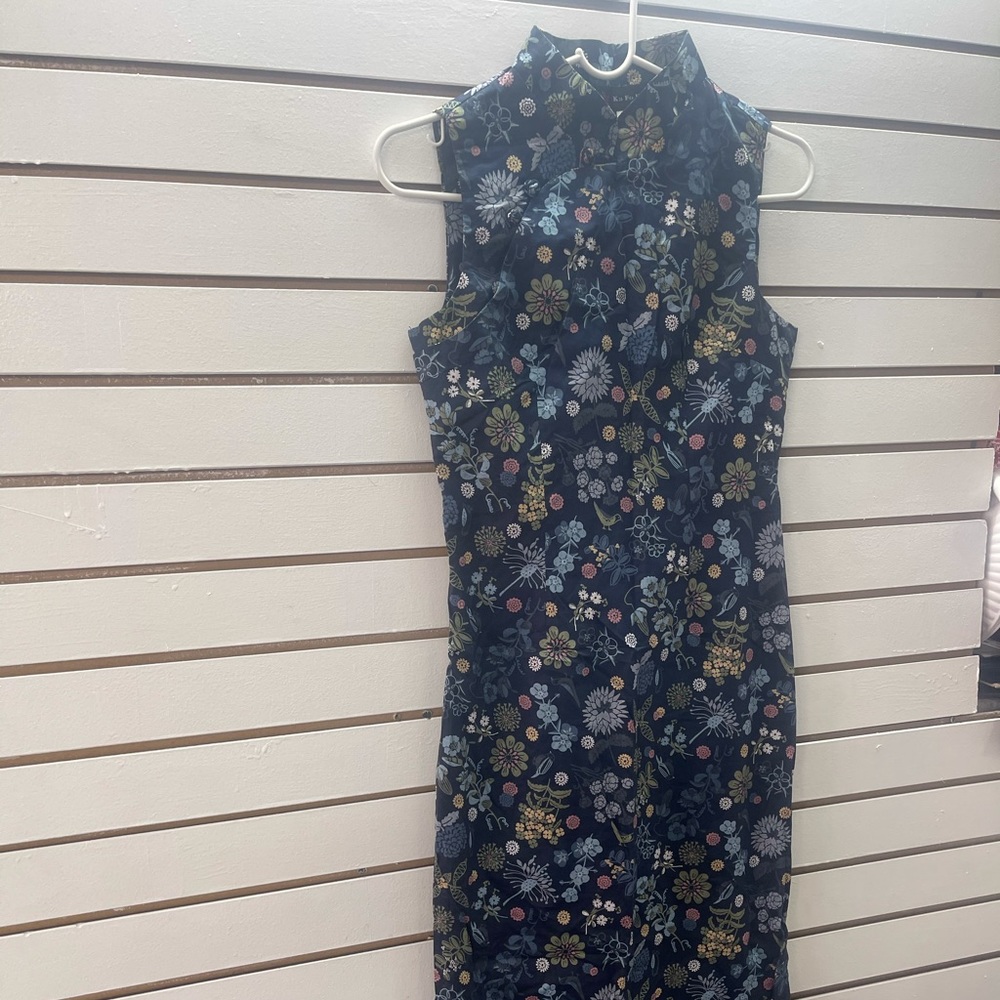 Thisis an Asian inspired dress never been worn size small